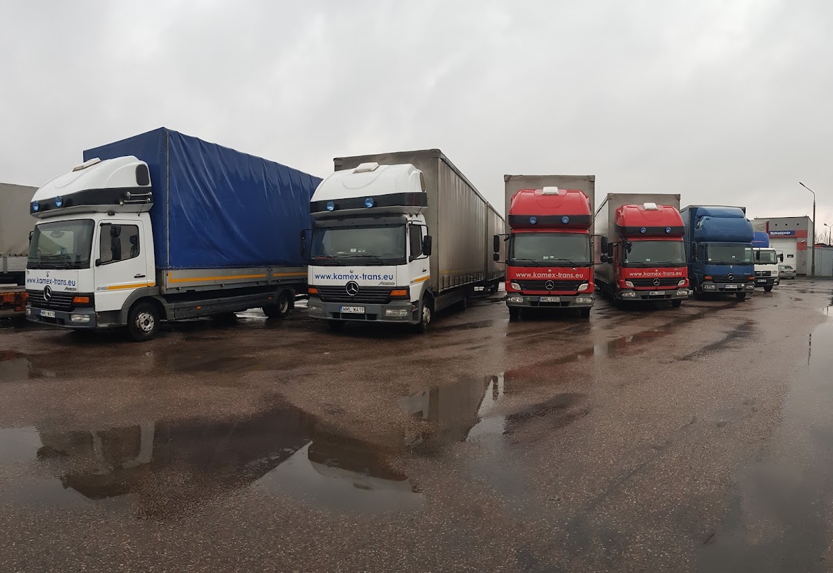 Flota ciężarówek klientów Mega-Trans